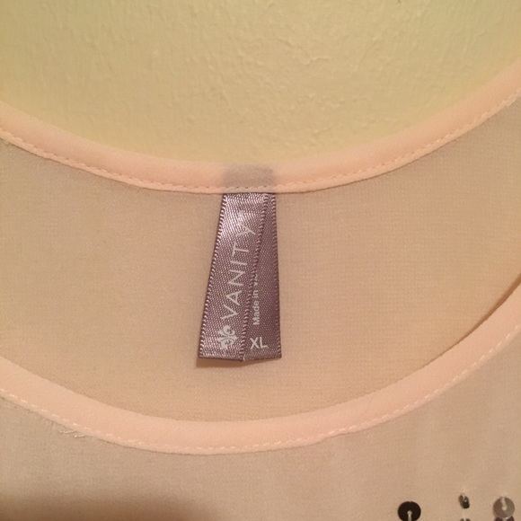 Vanity Dressy Tank Top XL - Picture 3 of 3